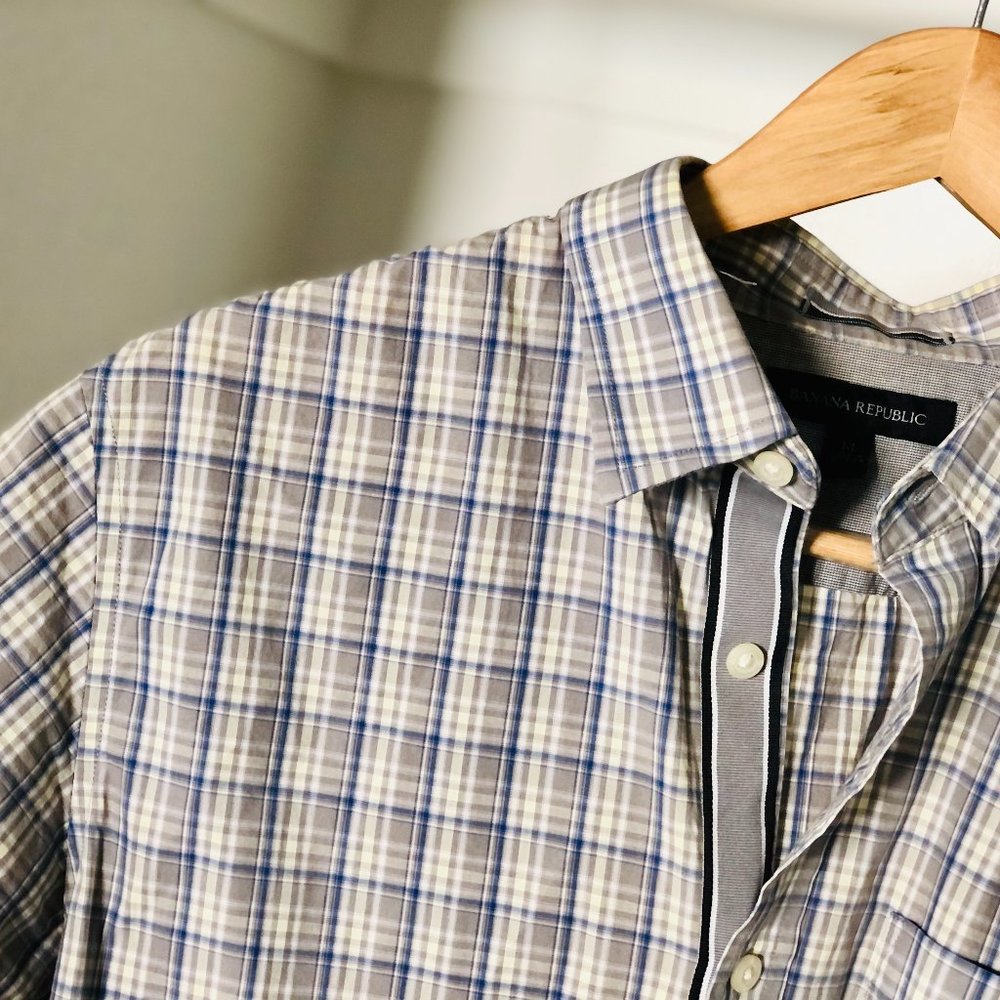 Banana Republic Men's Short Sleeve Button Up